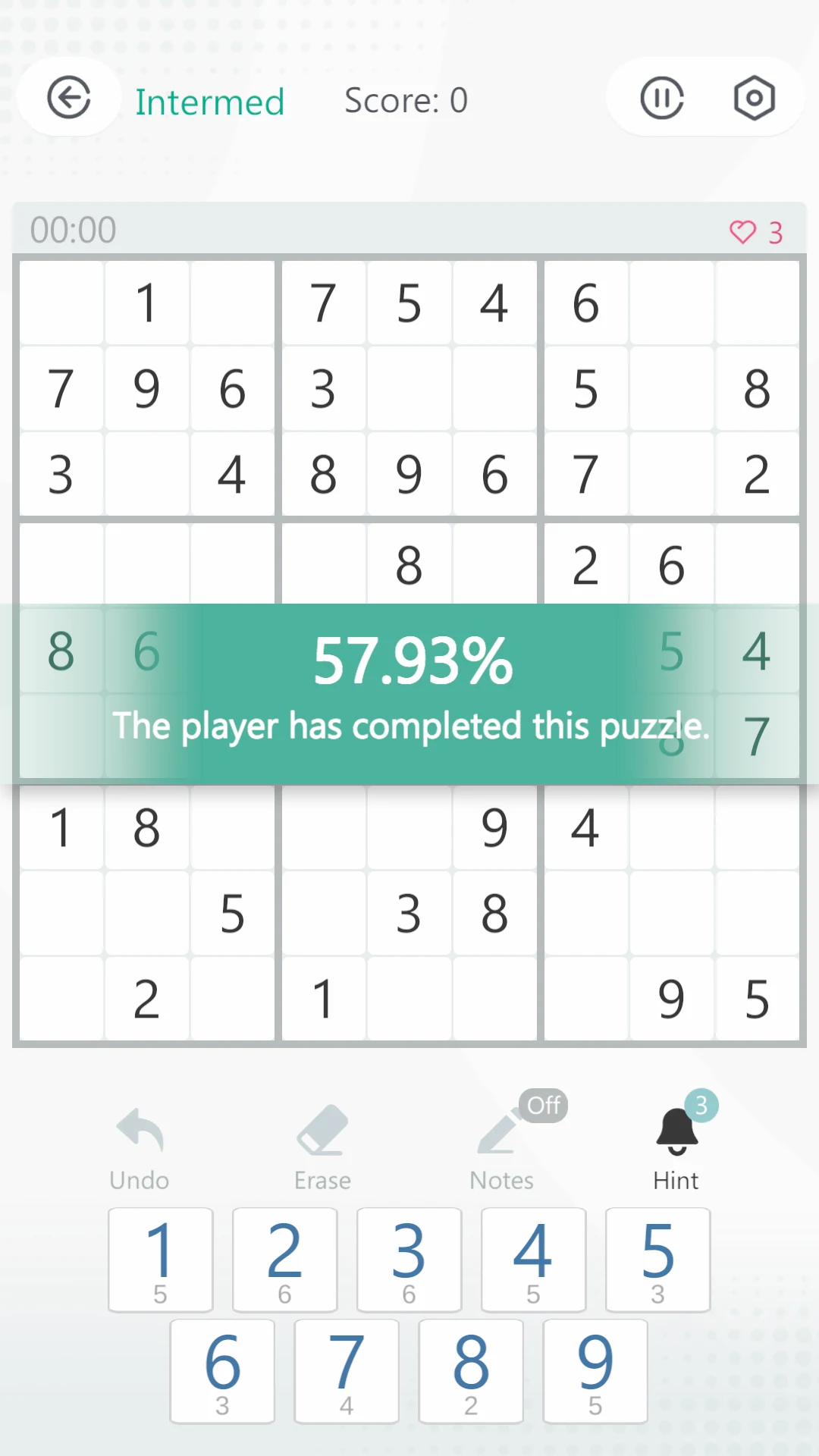 Sudoku Star screenshot