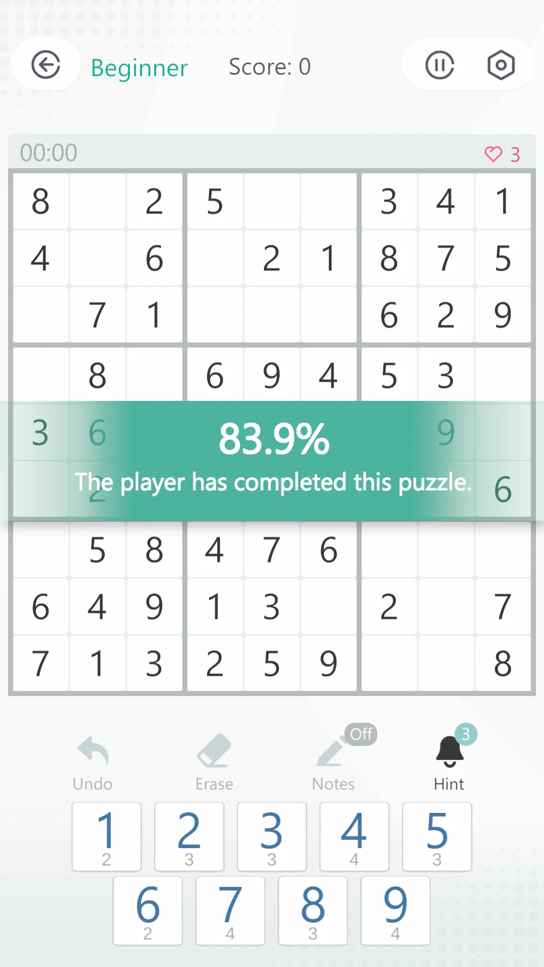 Sudoku Star screenshot